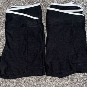 Women’s Athletic Works ‘Buttercore’ High Rise Biker Shorts W/ Pockets Bundle